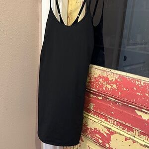 Chic Black Athletic Dress